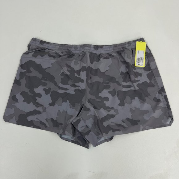 All in Motion Men's XXL Track Shorts Lined Run Shorts 5" inseam 2XL Gray - Picture 5 of 8